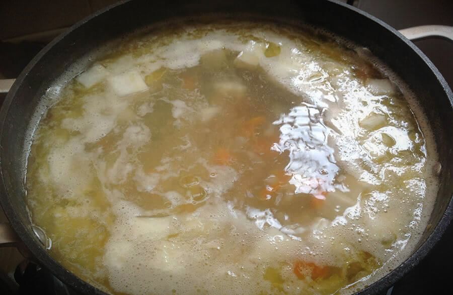 норвежский суп с семгой и сливками
