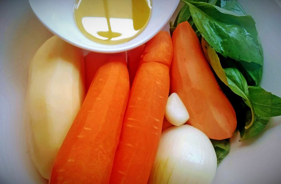 Вкусный, полезный и нежный крем-суп из батата и моркови | 5