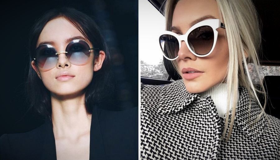 Модные женские солнцезащитные очки 2022 - 2023, 70+ фото и тренды | 39